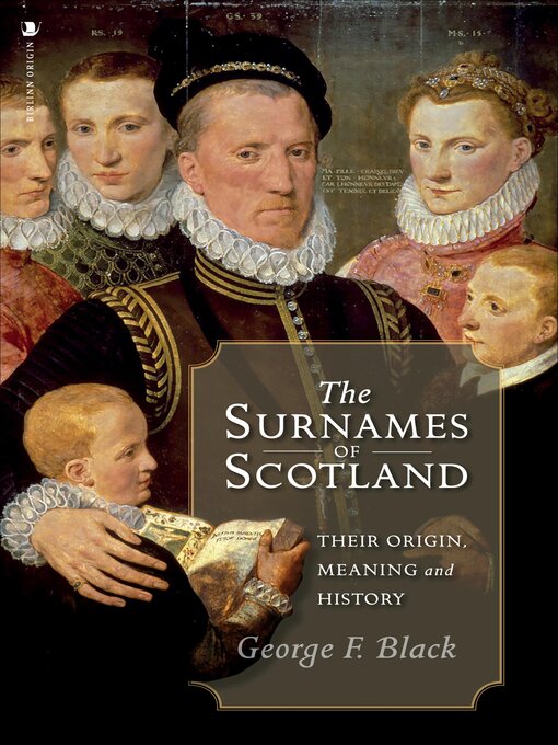 Cover image for The Surnames of Scotland